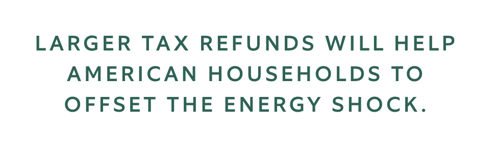larger tax refunds