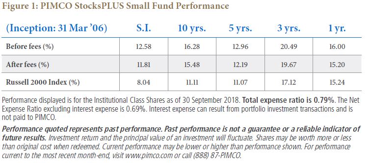 PIMCO StocksPLUS Small Fund Performance