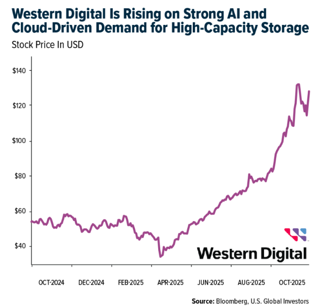 western digital rising