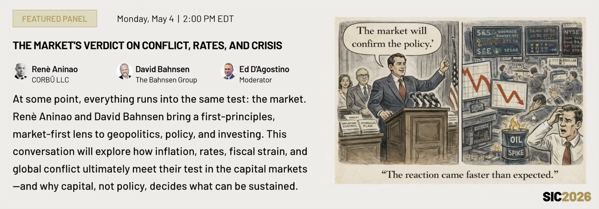 THE MARKETS VERDICT