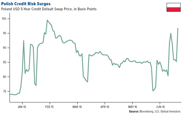 Polish Credit Risk Surges