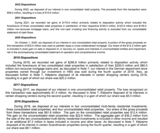 Dispositions