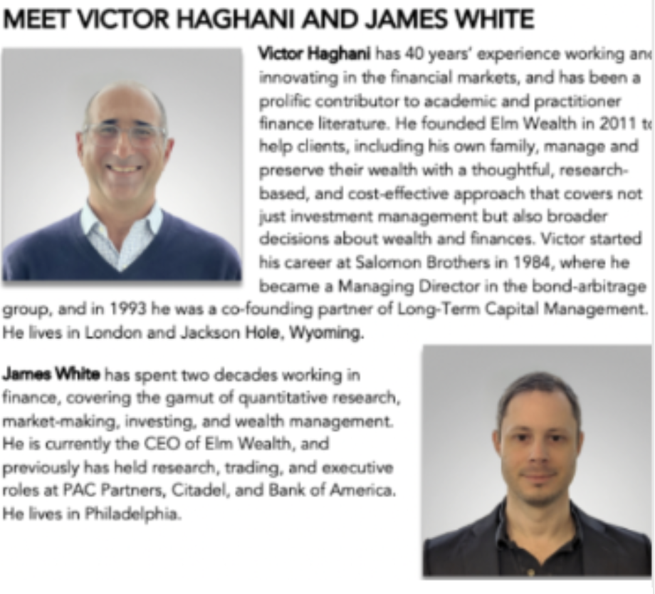 Victor Haghani, James White