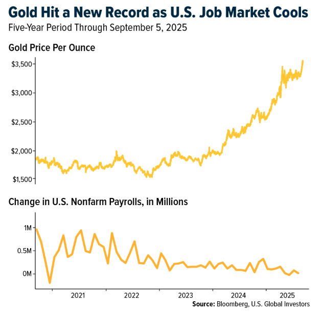 gold hit new record